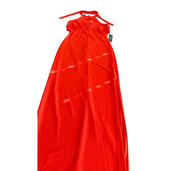 NWT BEBE COWL NECK HALTER MAXI DRESS SIZE 4 - Picture 6 of 8